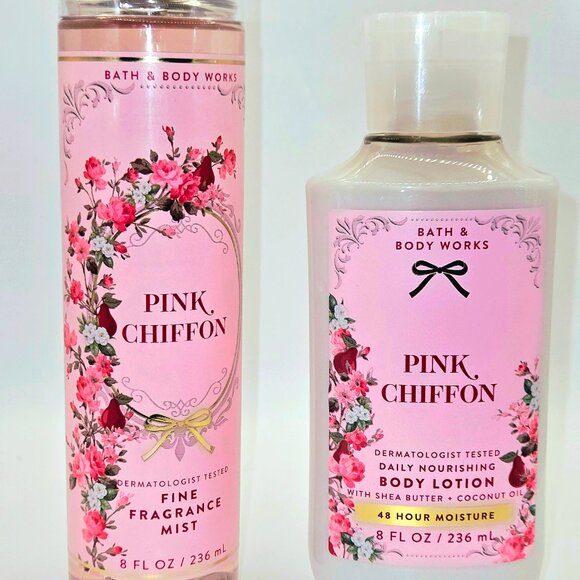 Pink Chiffon Set - Picture 3 of 4